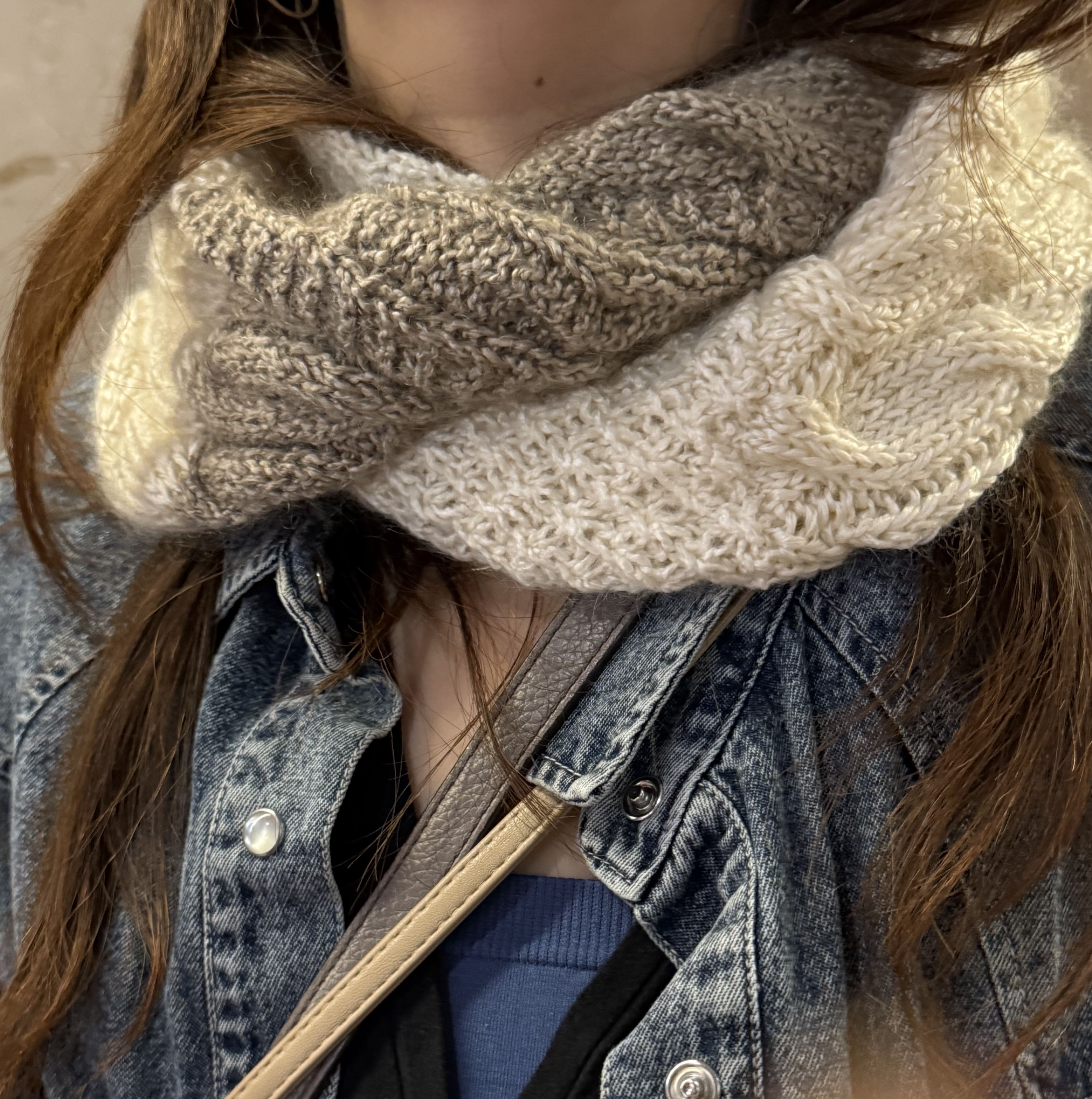 人用スヌード着用イメージ